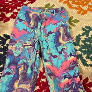 Rainbow colored pants